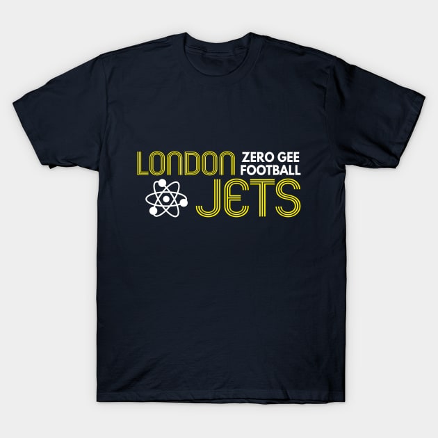 London Jets Zero Gravity Football Red Dwarf T-Shirt by Rebus28